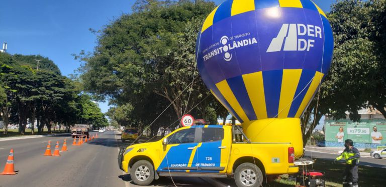 Campanhas educativas presenciais são retomadas pelo DER-DF