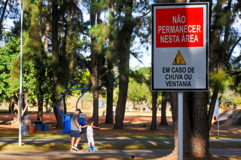 Parque da Cidade recebe novas placas e medidas para aumento da segurança