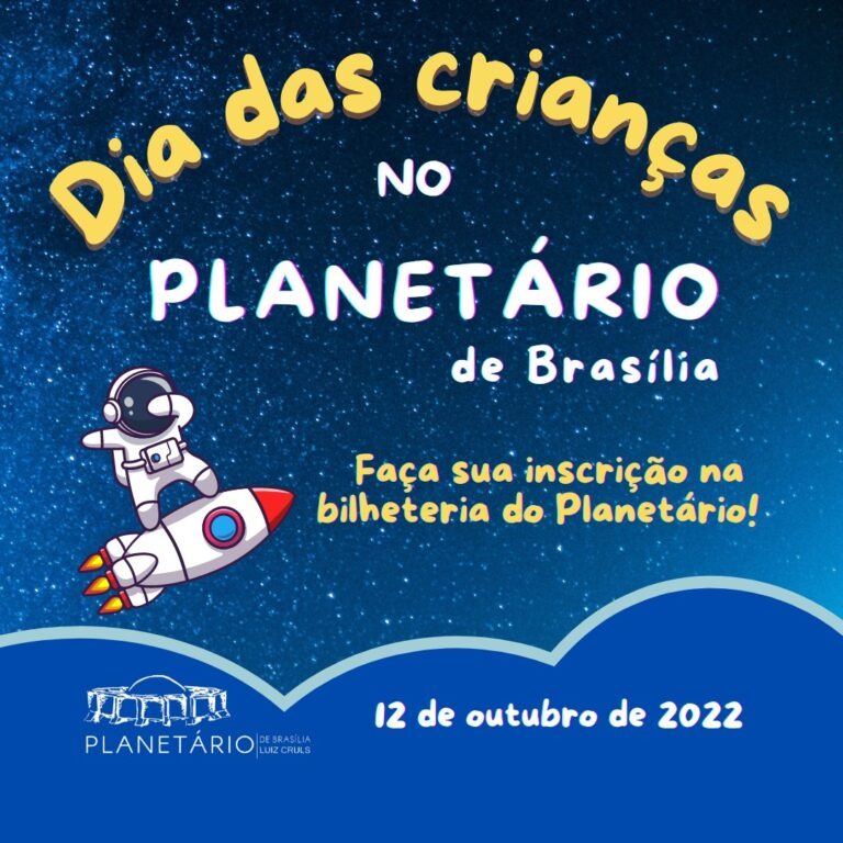 Planetário terá programação especial para o Dia das Crianças