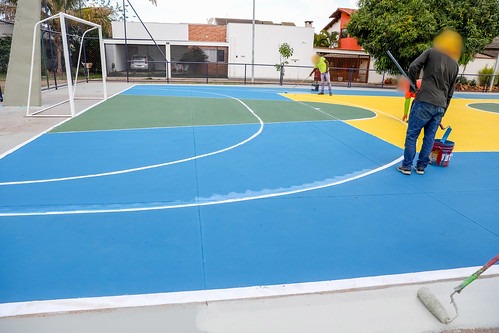 Quadras de esportes são reformadas na Granja do Torto e no Lago Norte