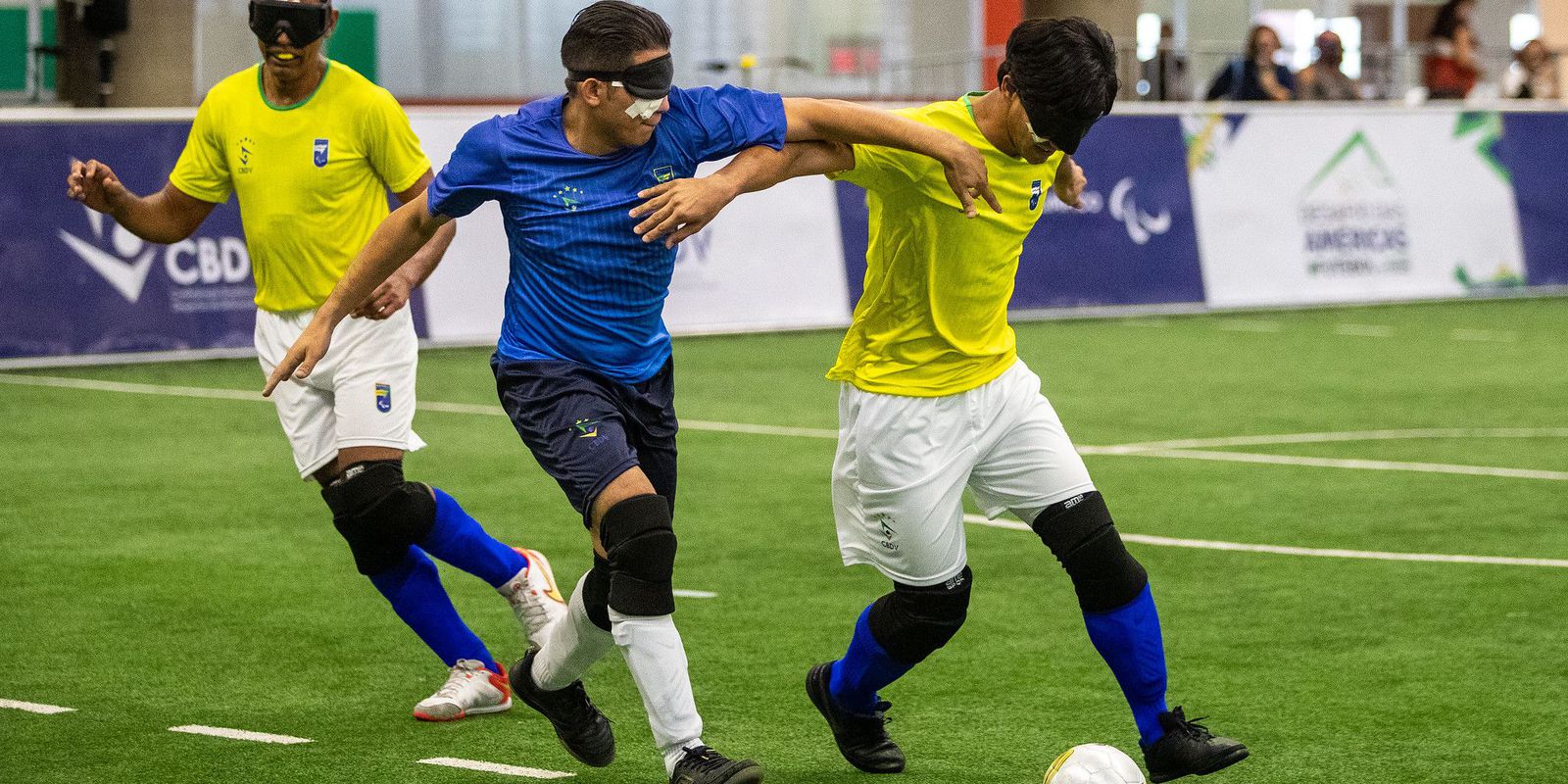 Brasil goleia Chile e garante futebol de cegos no Parapan-23