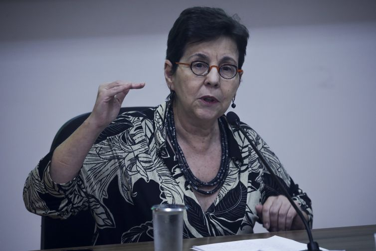 Brasília (DF) 01/02/2022 – A diretora Socioambiental do BNDES, Tereza Campello durante apresentação do balanço do Fundo Amazônia em 2023.
Foto: Joédson Alves/Agência Brasil