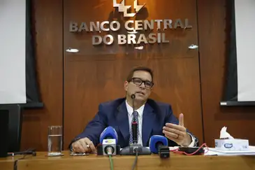 São Paulo (SP) 28/03/2024 - Coletiva do Presidente do Banco Central, Roberto Campos Neto, para apresentação do Relatorio da Inflação.
Foto: Paulo Pinto/Agência Brasil