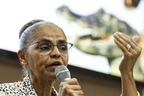 Brasília (DF), 14/03/2024 - A ministra do Meio Ambiente, Marina Silva, participa de cerimônia em celebração ao Dia Nacional dos Animais e para debater as ações do Governo Federal voltadas para a proteção e o bem-estar dos animais. Foto: Marcelo Camargo/Agência Brasil