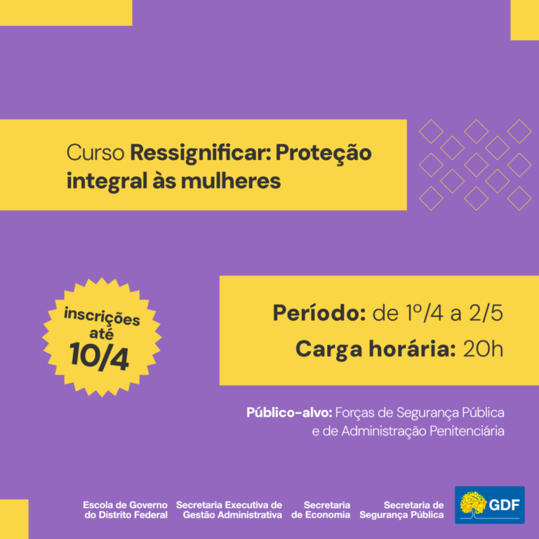 Abertas inscrições para curso sobre atendimento a vítimas de violência doméstica