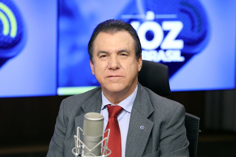 Brasília (DF), 01/07/2024 - Ministro do Trabalho Luiz Marinho durante entrevista no programa A Voz do Brasil. Foto: Valter Campanato/Agência Brasil