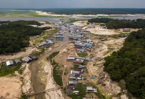 RETROSPECTIVA_2023 - Seca no Amazonas. - Foto: Rafa Neddermeyer/Agência Brasil