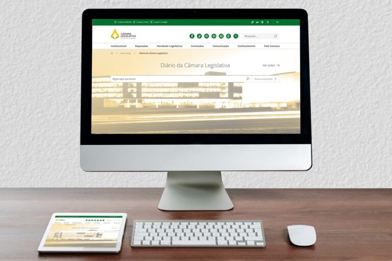 Câmara Legislativa lança novo portal do Diário Oficial com foco em transparência