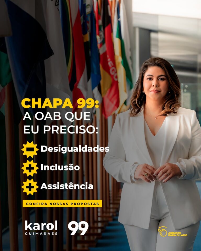 Karol Guimarães critica manipulação eleitoral e defende respeito à autodeclaração racial na OAB-DF