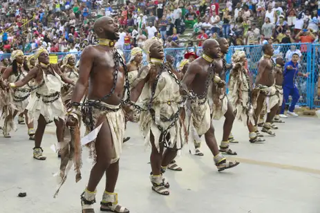 Desfile da Unidos da Tijuca no Carnaval 2019 no Rio de Janeiro