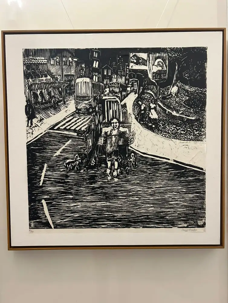 Curitiba (PR), 30/08/2025 - Obra do artista plástico Daniel Freitas. Foto: Paula Laboissière/Agência Brasil