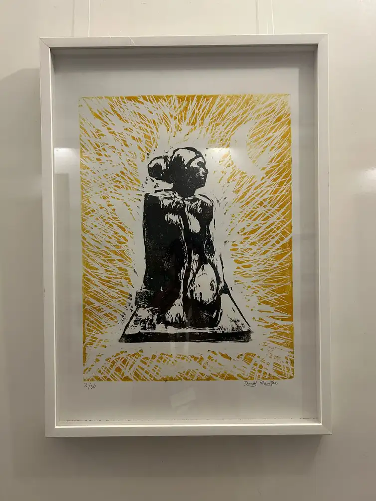 Curitiba (PR), 30/08/2025 - Obra do artista plástico Daniel Freitas. Foto: Paula Laboissière/Agência Brasil