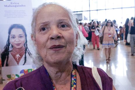 Brasília (DF), 01/10/2025 – Maria Gorete na  5ª Conferência Nacional de Políticas para as Mulheres.
Foto: José Cruz/Agência Brasil