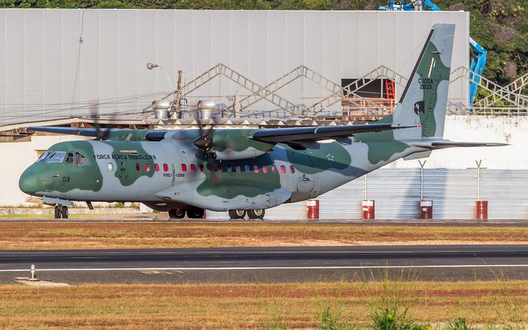Brasília (DF), 03/10/2025 - Avião CASA C-105A 
Foto: Força Aérea Brasileira/Divulgação
