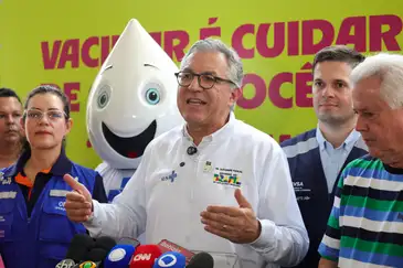 Fabio Rodrigues-Pozzebom/ Agência Brasil Brasília (DF) 17/10/2025 O ministro da Saúde, Alexandre Padilha, abre o Dia D nacional de multivacinação, no Riacho Fundo II, cidade satéite de Brasília. Foto: Fabio Rodrigues-Pozzebom/ Agência Brasil
