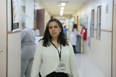 Tomaz Silva/Agência Brasil Rio de Janeiro (RJ), 30/10/2025 – A chefe da unidade de atenção psicossocial, Daniela Porto Faus na Maternidade Escola da UFRJ, em Laranjeiras, na zona sul do Rio de Janeiro Foto: Tomaz Silva/Agência Brasil