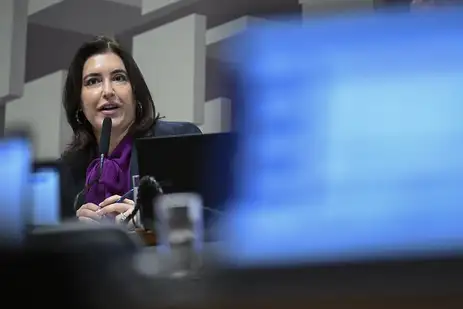 Andressa Anholete/Agência Senado Brasília (DF), 19/08/2025 - Comissão de Assuntos Econômicos
Comissão de Assuntos Econômicos (CAE) promove audiência pública interativa, com a ministra do Planejamento e Orçamento, para que sejam prestadas informações sobre a avaliação da Pasta quanto à eficiência dos subsídios tributários, financeiros e creditícios concedidos pela União; e o cumprimento do disposto no Art. 4º da Emenda Constitucional nº 109, de 2021, que determina ao Governo a apresentação de plano de redução gradual de incentivos e benefícios federais de natureza tributária, até o nível de 2% do PIB.
Mesa:
ministra de Estado do Planejamento e Orçamento, Simone Tebet.
Foto: Andressa Anholete/Agência Senado
