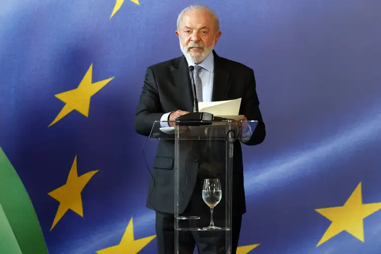 Rio de Janeiro (RJ), 16/01/2026 - O presidente da República, Luiz Inácio Lula da Silva, recebe a presidente da Comissão Europeia (CE), Ursula van der Leyen, para reunião no Palácio do Itamarati antes da assinatura do acordo Mercosul - União Européia. Foto: Tânia Rêgo/Agência Brasil