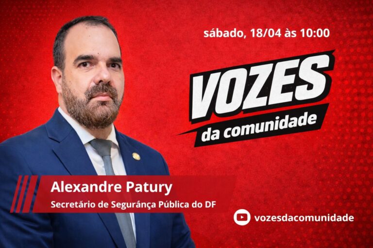 Alexandre Patury é o convidado do Vozes da Comunidade deste sábado