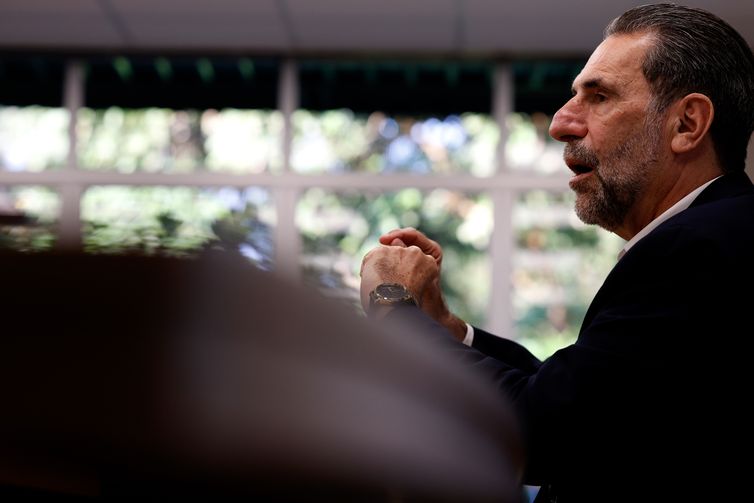 Foz do Iguaçu (PR), 17/07/2025 - Enio José Verri, diretor-geral brasileiro da Itaipu Binacional, na sede da Usina hidrelétrica Itaipu Binacional. Foto: Tâdiretor-geral brasileiro da Itaipu Binacional.nia Rêgo/Agência Brasil